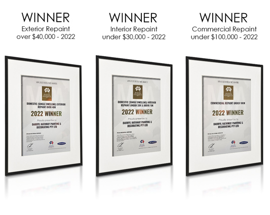 DHPainting Master Painters Australia Awards